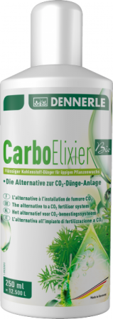 Dennerle Carbo Elixier BIO - Натуральное жидкое углеродное удобрение с калием и микроэлементами, 250