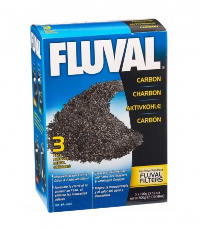Активированный уголь Fluval 300 г 3 мешка