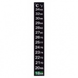 Термометр жидкокристаллический, полоска 18-34С