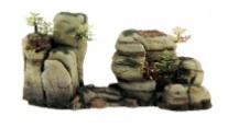 ArtUniq Mountain Cliff S - Декоративная композиция из пластика "Горный обрыв", 33,7x12,5x17 см 